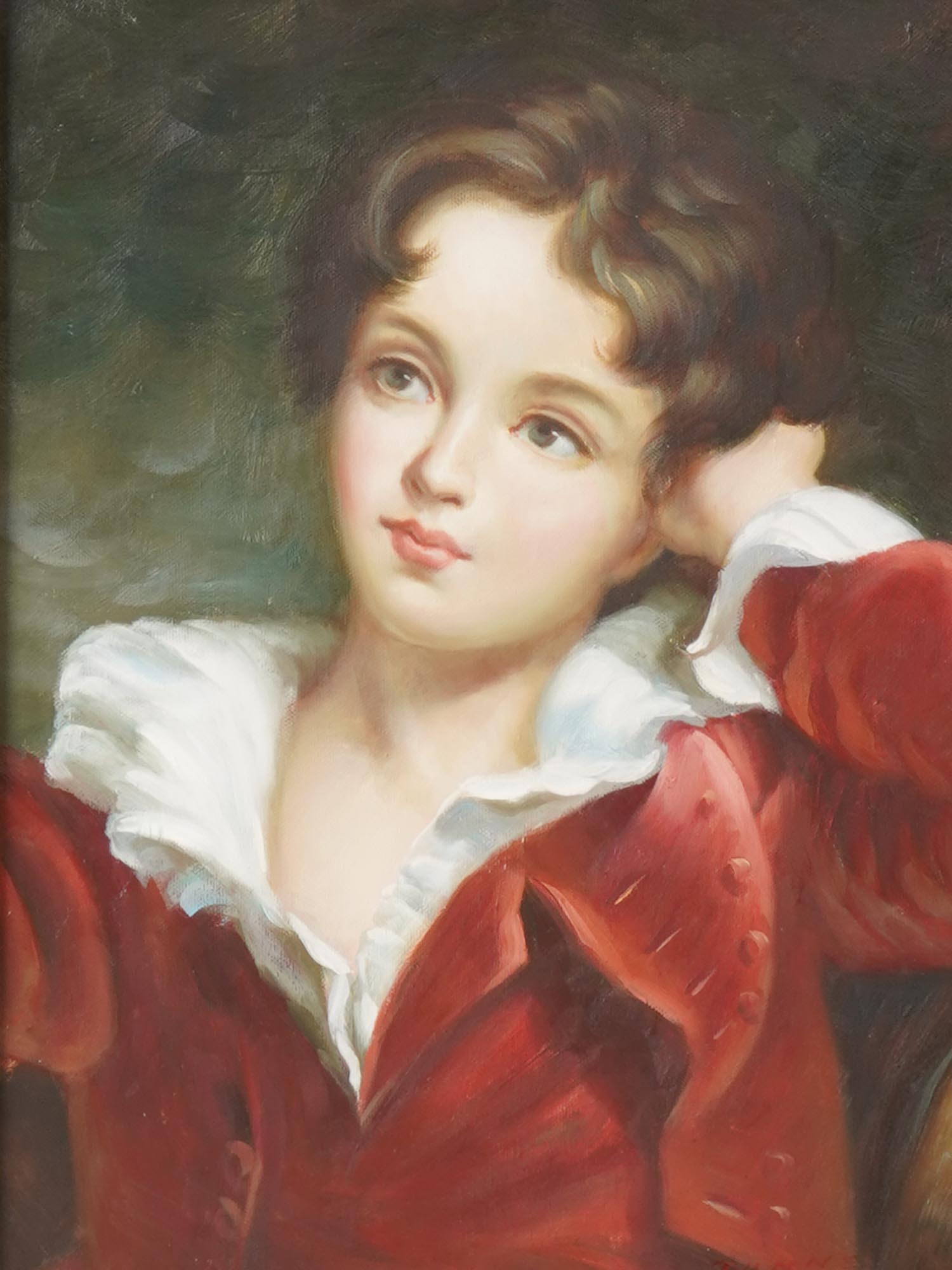 AN OIL PAINTING AFTER SIR THOMAS LAWRENCE PIC-1